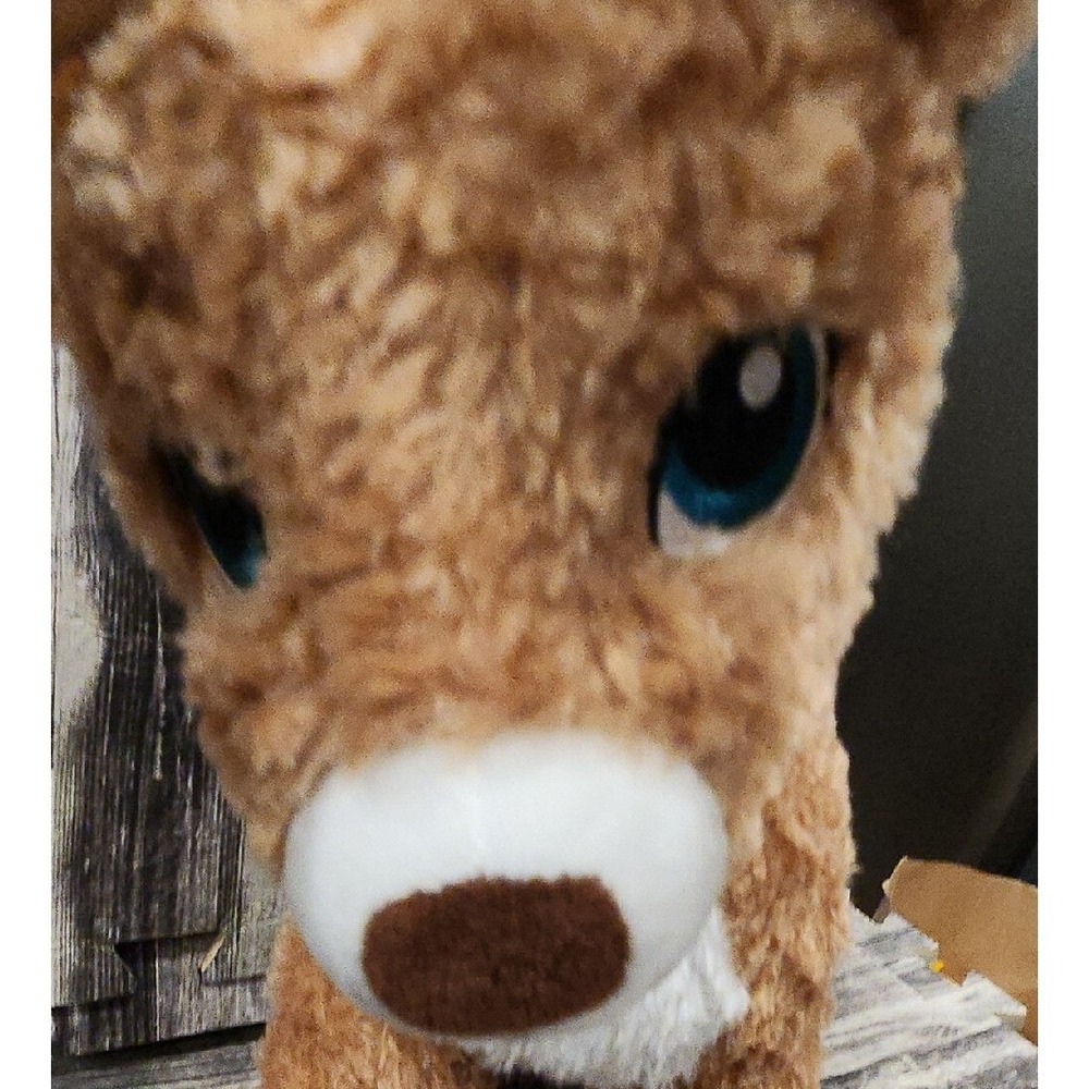 Disney Build A Bear Workshop Plush Reindeer Toy 17" Blitzen Brown Stuffed Animal